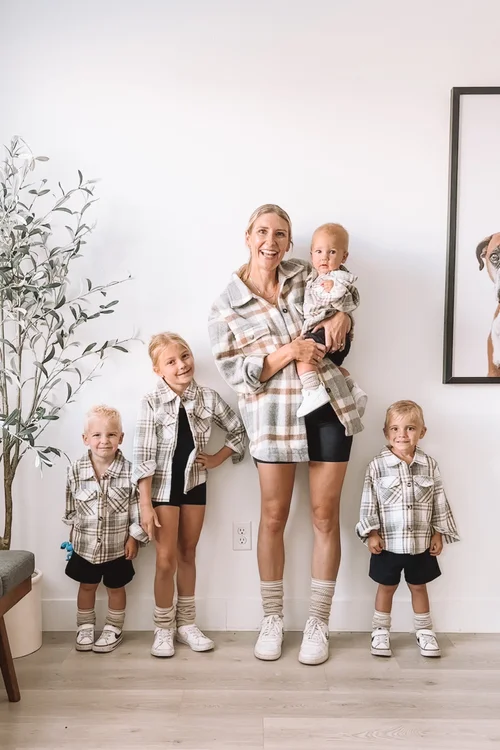 Mommy and Me Fall Dresses Flannels Socks Jenn Hallak